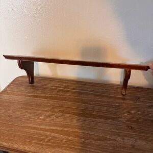 Vintage Wall Mounted Wooden Shelf 23.5”